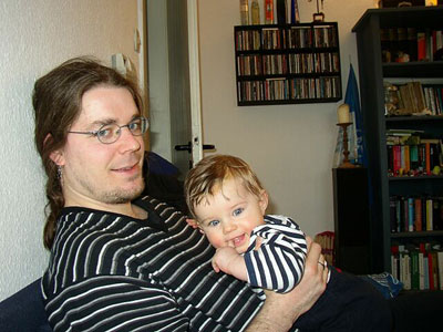 Kyra und Papa