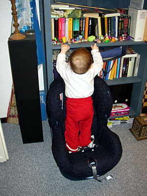 Kyra auf Entdeckungstour