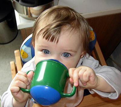 Kyra hat großen Durst